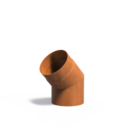 Rökkanal 150 vinkel 45 - Corten - 0.00 x 154.00 x 200.00