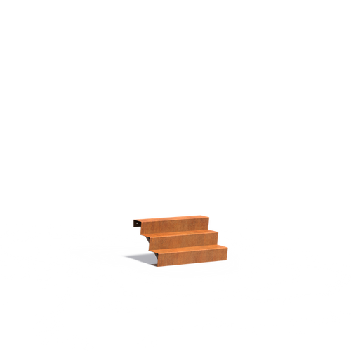 Trappa - Corten - 1000.00 x 720.00 x 510.00
