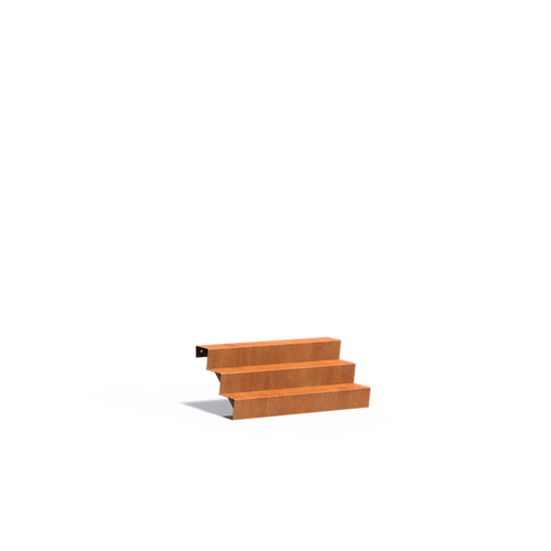 Trappa - Corten - 1250.00 x 720.00 x 510.00