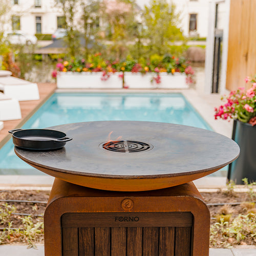 Seare Halo Piezo - Corten - 0.00 x 805.00 x 1000.00