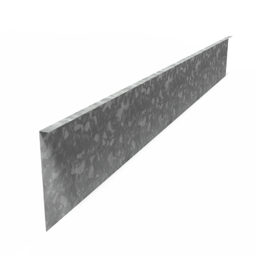 Kantstål rak - Galvaniserat stål - 2300.00 x 2.00 x 290.00
