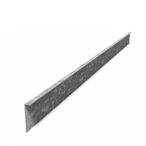 Kantstål rak - Galvaniserat stål - 2300.00 x 3.00 x 150.00