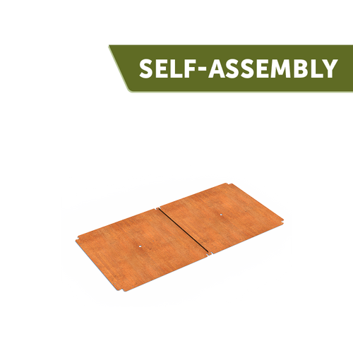 Carrez bottenplatta - Corten - 2000.00 x 1000.00 x 2.00