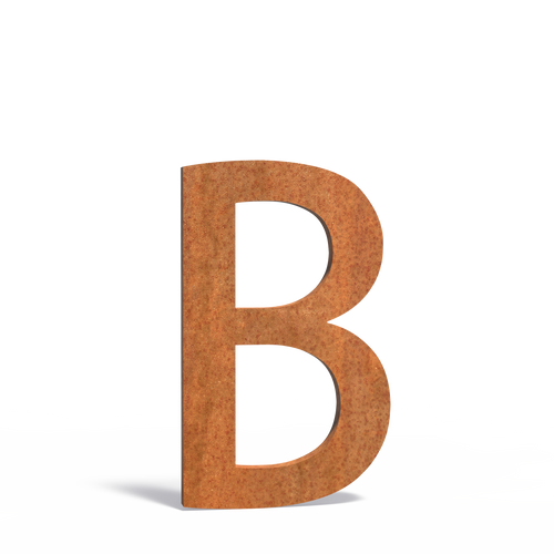 Bokstav - Corten - 62.00 x 5.00 x 90.00