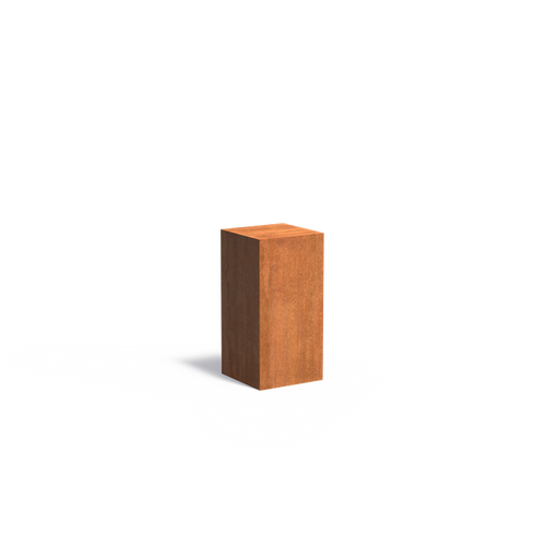 Piedestal - Corten - 400.00 x 400.00 x 800.00