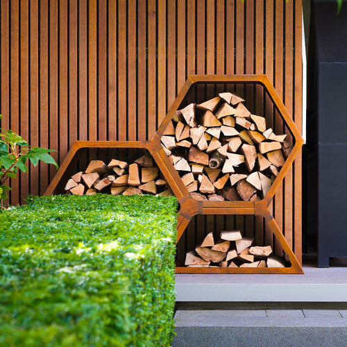 Hex - Corten - 915.00 x 400.00 x 800.00