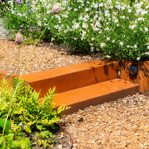 Trappa Corten Bredd 1250mm - Flera Storlekar