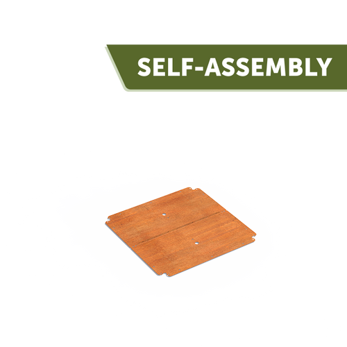 Carrez bottenplatta - Corten - 800.00x800.00x2.00