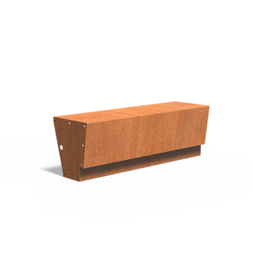 Stödmur revert bred topp - Corten - 1500.00 x 450.00 x 500.00