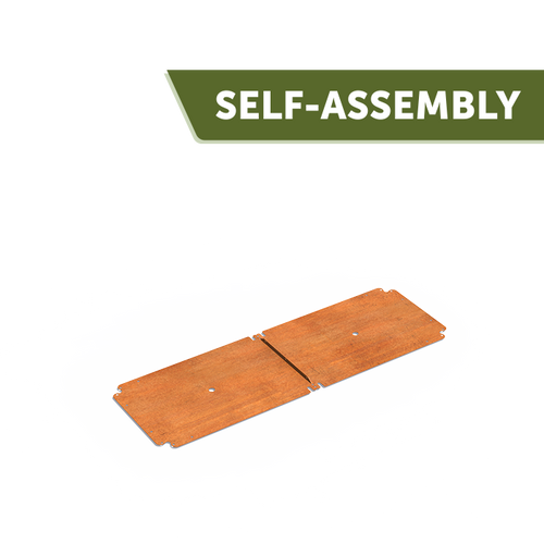 Carrez bottenplatta - Corten - 1500.00 x 500.00 x 2.00