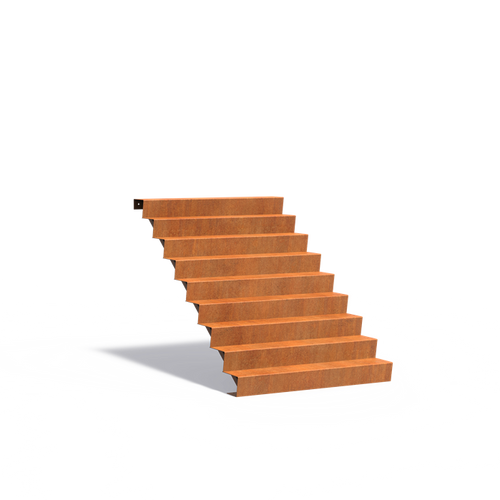 Trappa - Corten - 1500.00 x 2160.00 x 1530.00