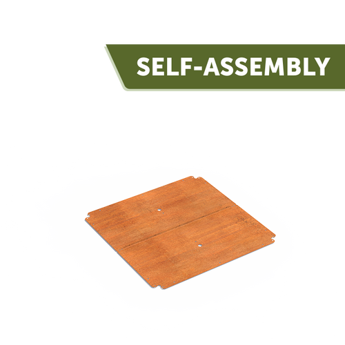 Carrez bottenplatta - Corten - 1000.00 x 1000.00 x 2.00