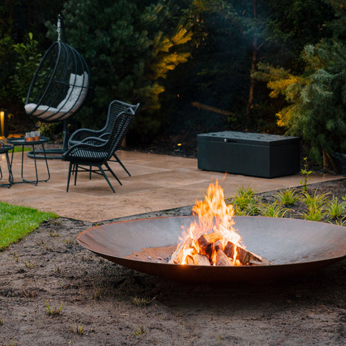HALO Eldfat Corten Diameter 1000mm