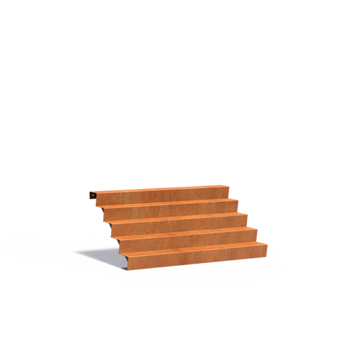 Trappa - Corten - 2000.00 x 1200.00 x 850.00