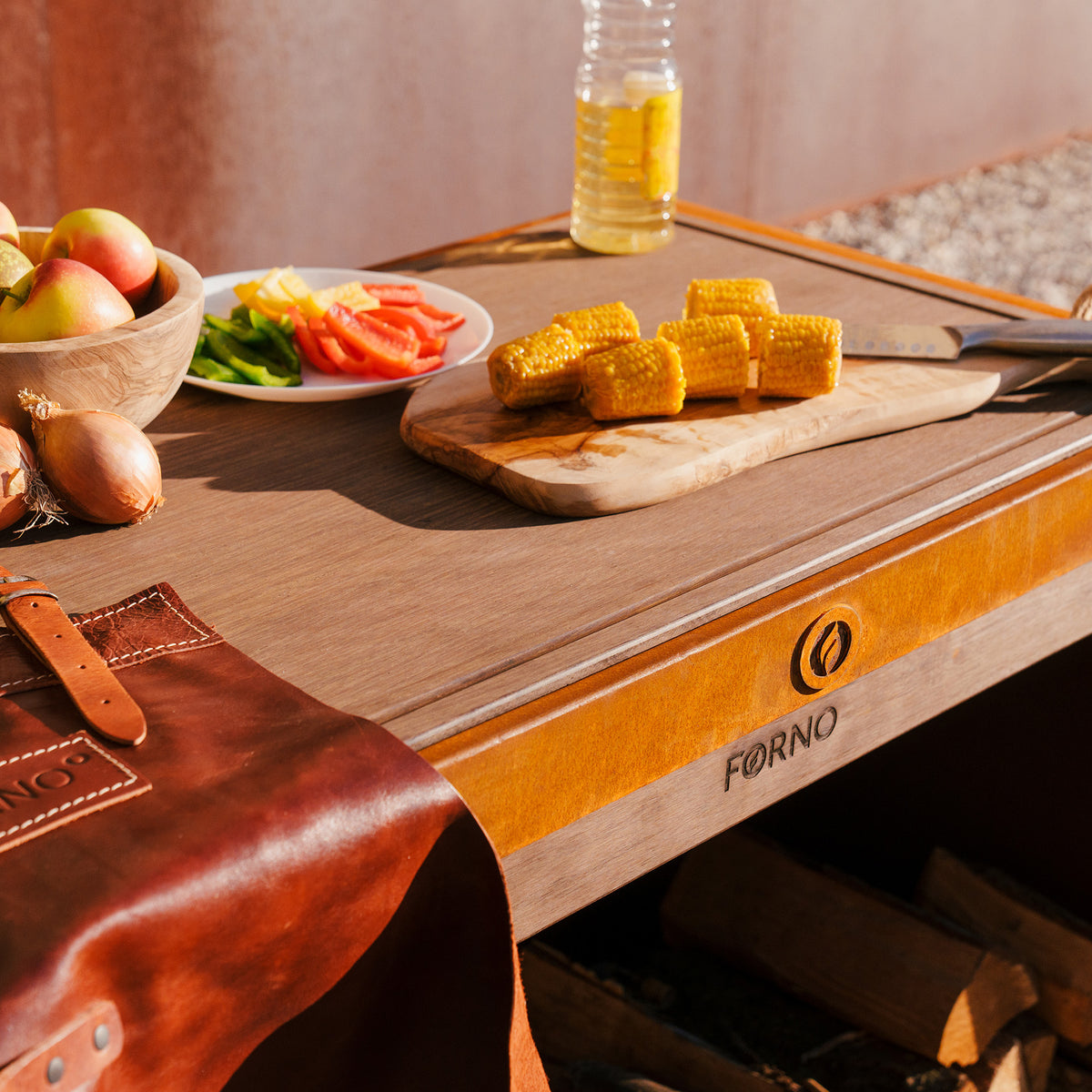 Arbetsstation - Corten - 1190.00 x 600.00 x 900.00