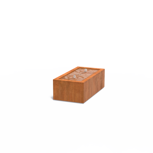 Vattenbord - Corten - 1200.00 x 600.00 x 400.00