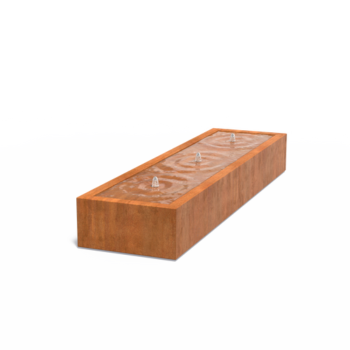 Vattenbord - Corten - 3000.00 x 800.00 x 400.00