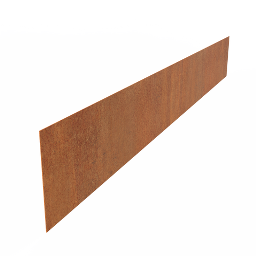 Kantstål rak - Corten - 2300.00 x 2.00 x 290.00
