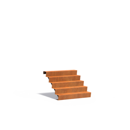 Trappa - Corten - 1250.00 x 1200.00 x 850.00