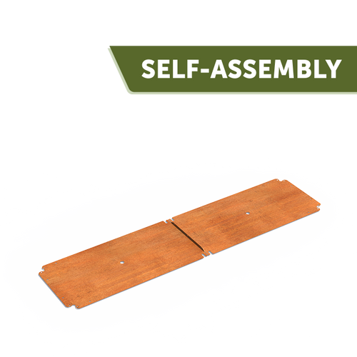 Carrez bottenplatta - Corten - 2000.00 x 500.00 x 2.00