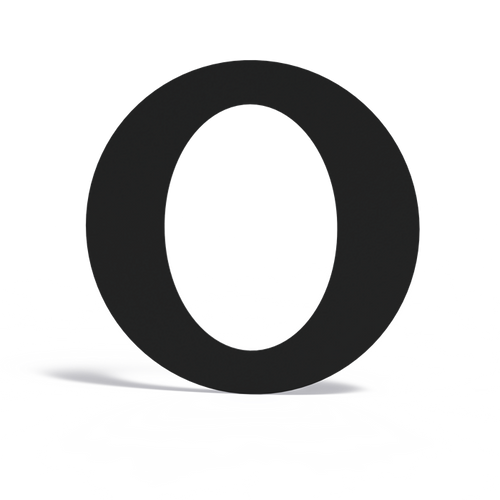 Täckring 200 oval - Lackerat stål - 0.00 x 204.00 x 2.00