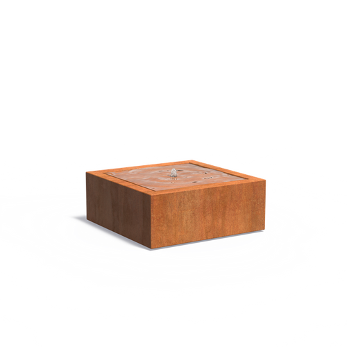 Vattenbord - Corten - 1000.00 x 1000.00 x 400.00