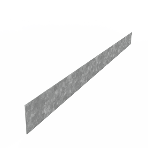 Kantstål Rak - Galvaniserat stål - 2300.00 x 3.00 x 150.00