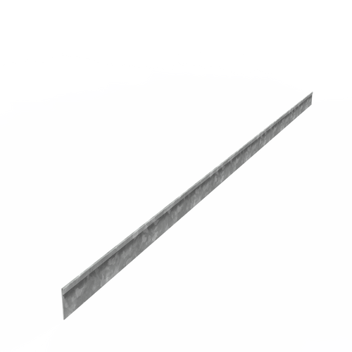 Kantstål rak - Galvaniserat stål - 2300.00 x 2.00 x 70.00