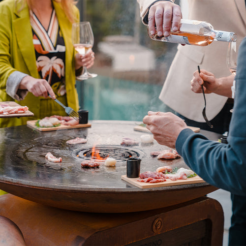 Seare Halo Piezo - Corten - 0.00 x 805.00 x 1000.00