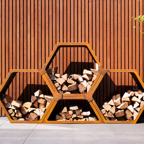 Hex koppling - Corten - 0.00 x 170.00 x 25.00