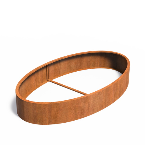 Ellipse - Corten - 2800.00 x 1600.00 x 400.00