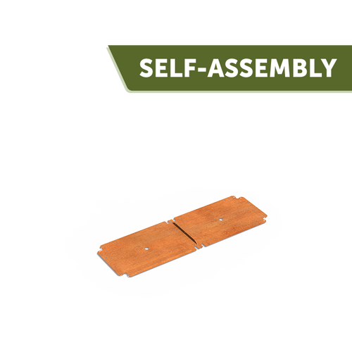 Carrez bottenplatta - Corten - 1200.00 x 400.00 x 2.00