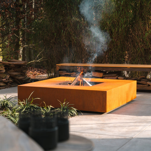 Quad - Corten - 1200.00 x 1200.00 x 280.00