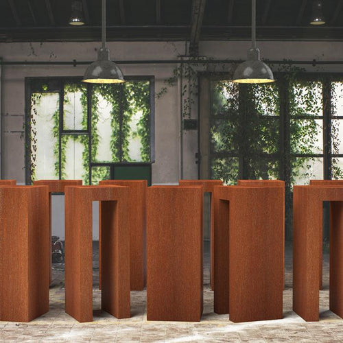 Piedestal - Corten - 300.00 x 300.00 x 400.00