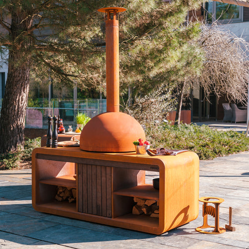 Dome - Corten - 800.00 x 750.00 x 1680.00