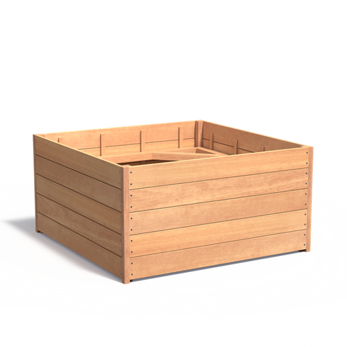 Carrez - Hårdträ - 1400.00 x 1400.00 x 713.00