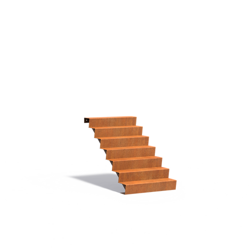 Trappa - Corten - 1000.00 x 1680.00 x 1190.00