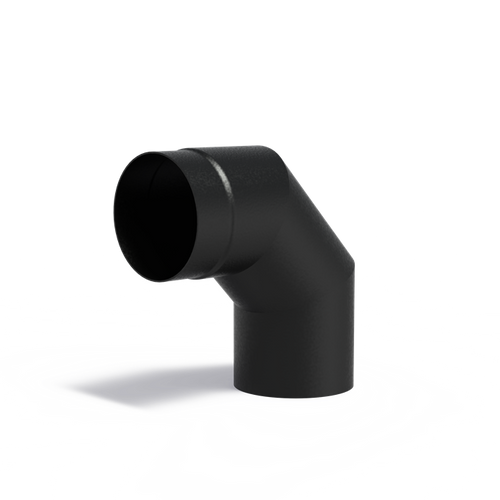 Rökkanal 150 vinkel 90 - Lackerat stål - 0.00 x 154.00 x 1.00