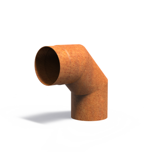 Rökkanal 150 vinkel 90 - Corten - 0.00 x 154.00 x 200.00