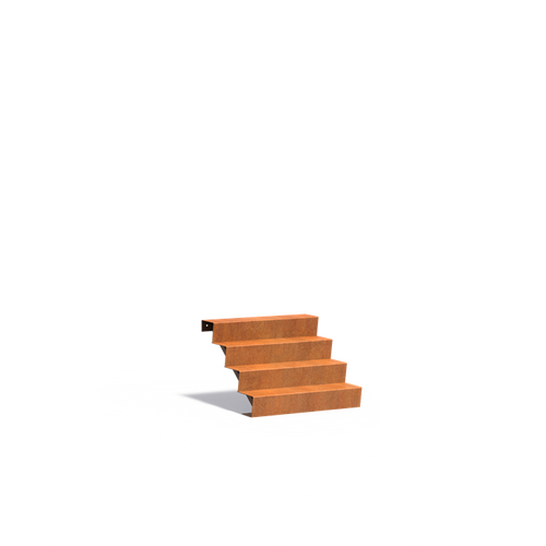 Trappa - Corten - 1000.00 x 960.00 x 680.00
