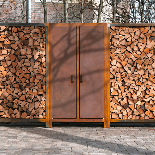 Logger - Corten - 1000.00 x 500.00 x 1800.00
