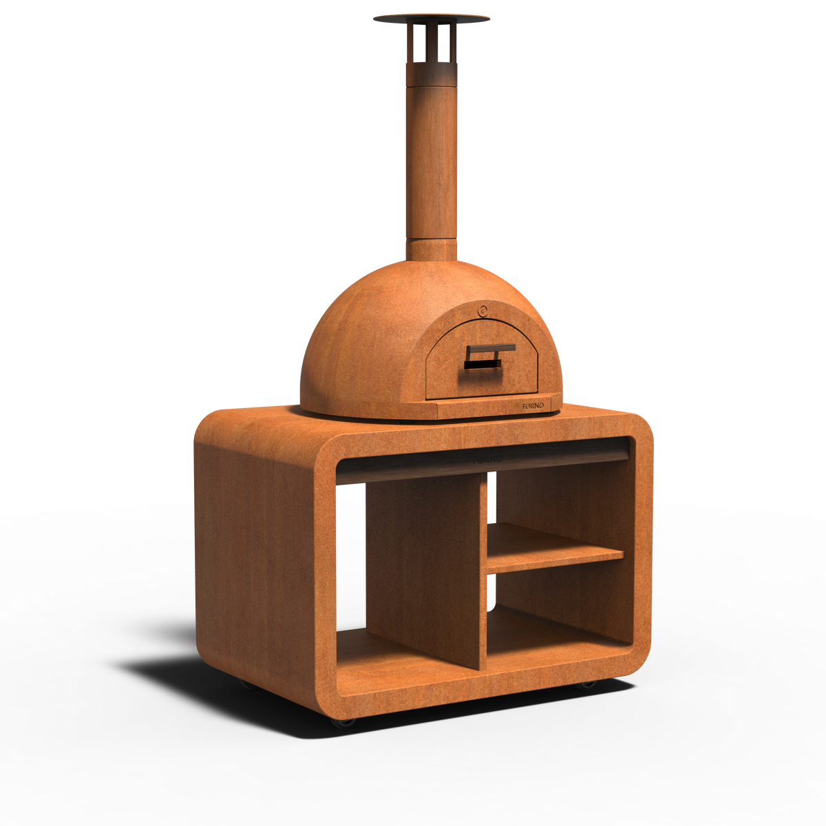 Dome - Corten - 1190.00 x 835.00 x 750.00