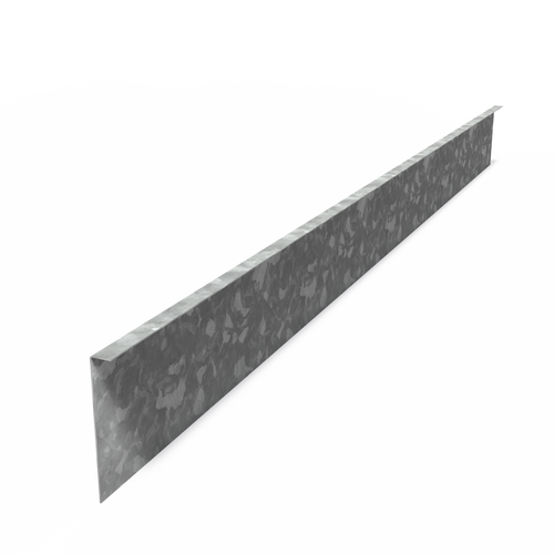 Kantstål rak - Galvaniserat stål - 2300.00 x 2.00 x 200.00