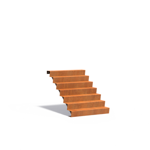 Trappa - Corten - 1250.00 x 1680.00 x 1190.00