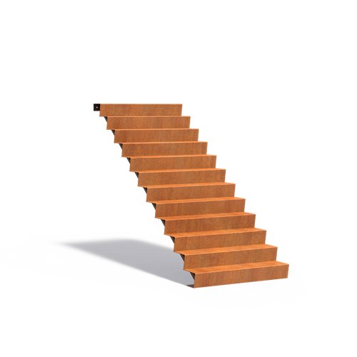 Trappa - Corten - 1250.00 x 2880.00 x 2040.00