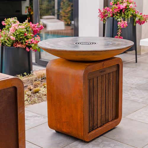 Seare Halo Piezo - Corten - 0.00 x 1005.00 x 1000.00