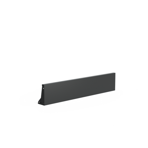 Stödmur smal topp - Aluminium - 1500.00 x 150.00 x 300.00