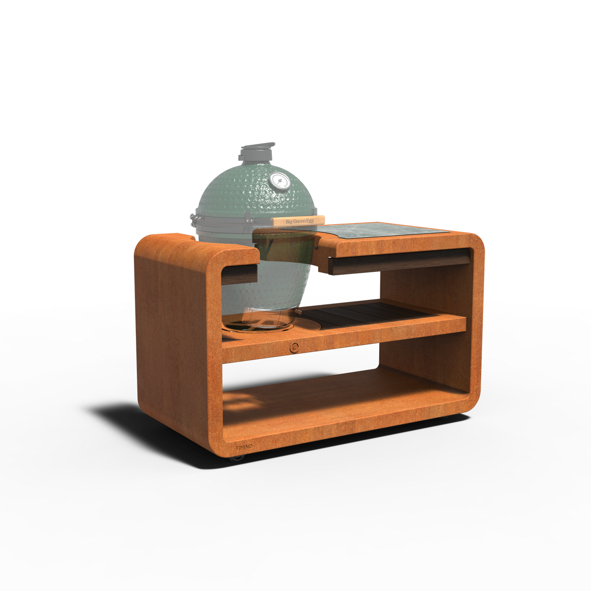 Kamadostation - Corten - 1500.00 x 752.00 x 926.00