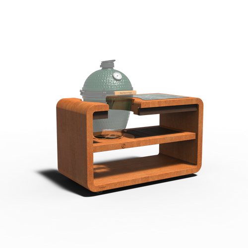 Kamadostation - Corten - 1500.00 x 752.00 x 926.00
