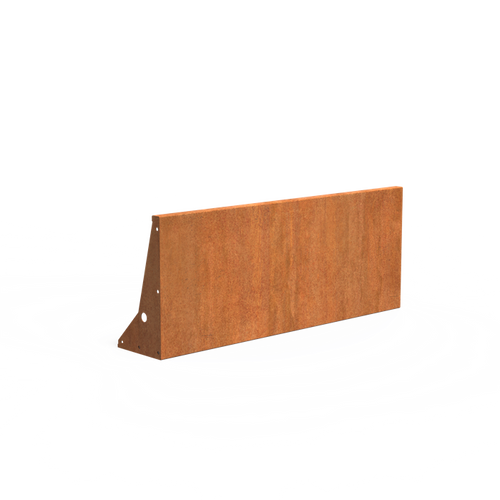 Stödmur smal topp - Corten - 1500.00 x 300.00 x 600.00
